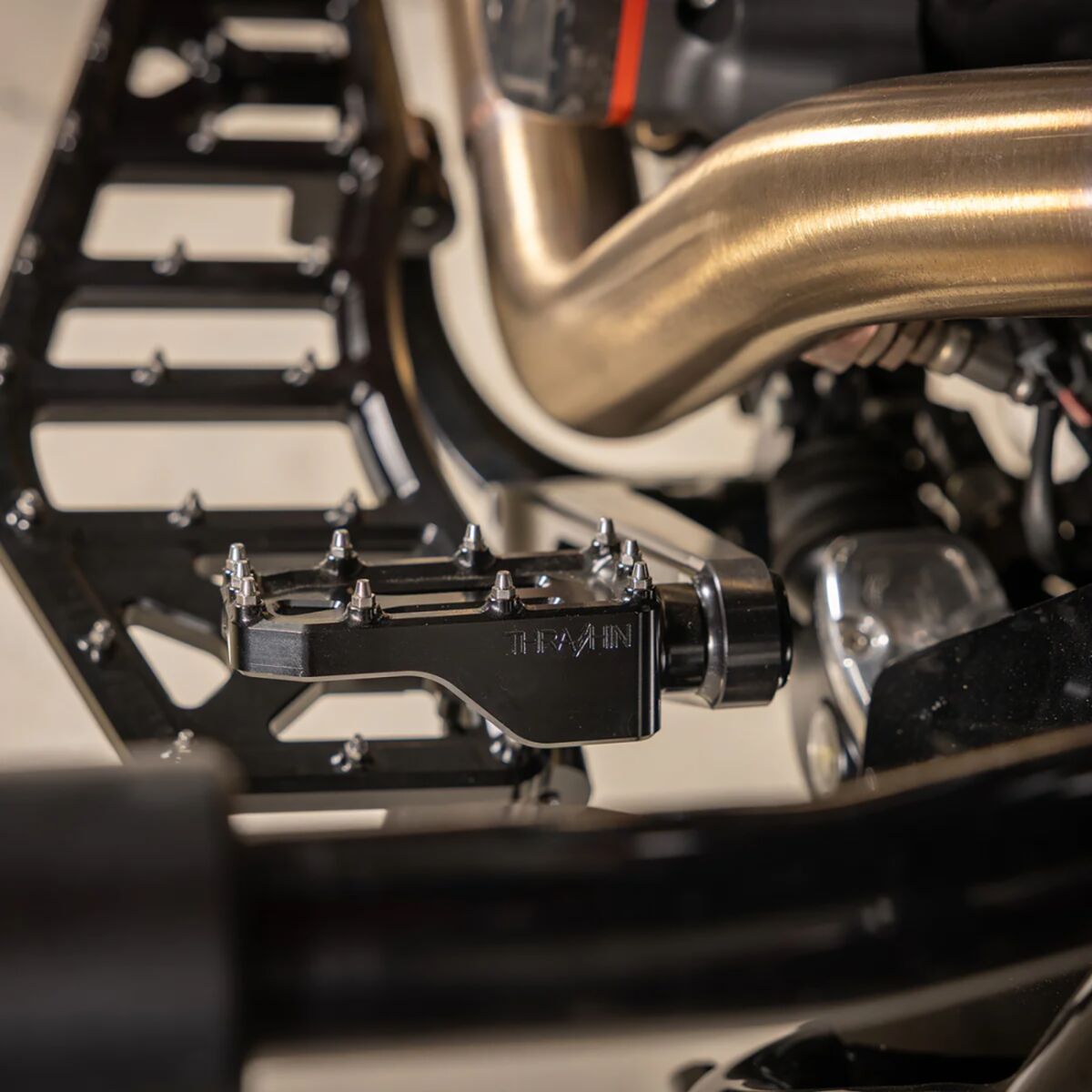 THRASHIN SUPPLY CO PEDAL BRAKE AGGRESSOR TOURING BLACK TSC-2221-1