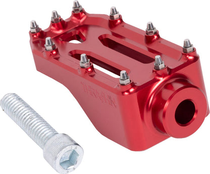 THRASHIN SUPPLY CO PEDAL BRAKE AGGRESSOR TOURING RED TSC-2221-2