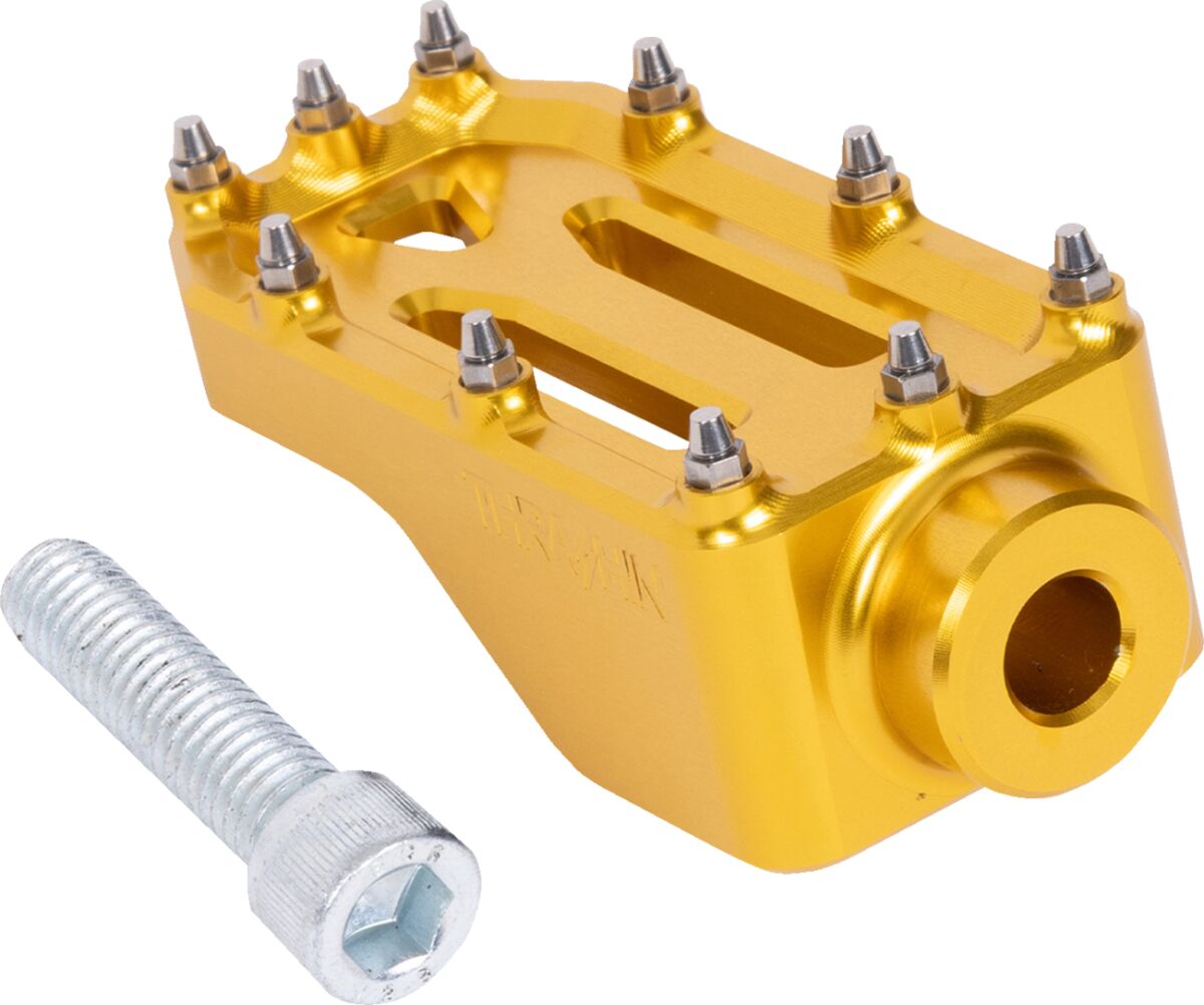 THRASHIN SUPPLY CO PEDAL BRAKE AGGRESSOR TOURING GOLD TSC-2221-5