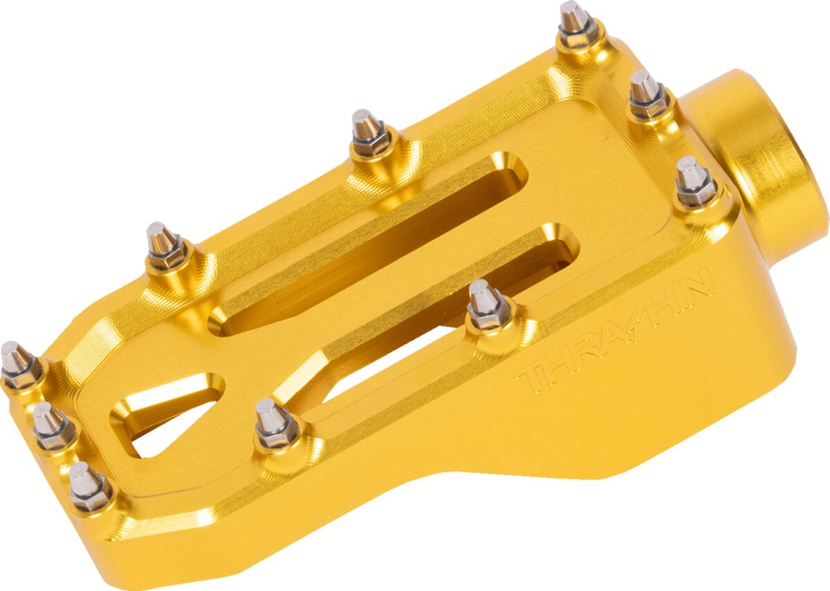 THRASHIN SUPPLY CO PEDAL BRAKE AGGRESSOR TOURING GOLD TSC-2221-5