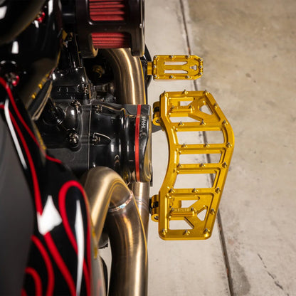 THRASHIN SUPPLY CO PEDAL BRAKE AGGRESSOR TOURING GOLD TSC-2221-5