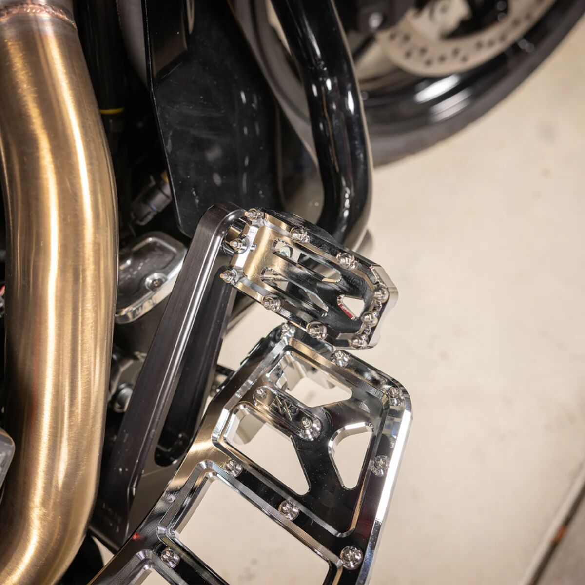 THRASHIN SUPPLY CO PEDAL BRAKE AGGRESSOR TOURING CHROME TSC-2221-3