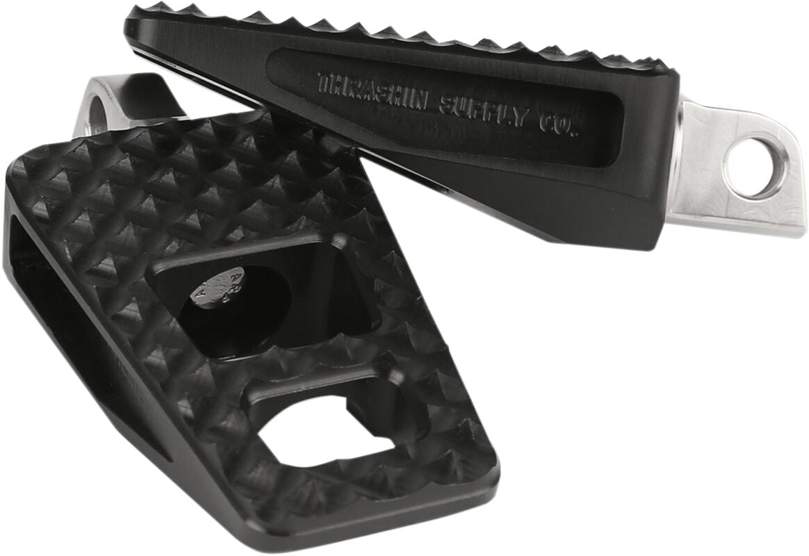 THRASHIN SUPPLY CO FOOTPEGS DRIVER P-54 EXTRA GRIP BLACK TSC-2020-1