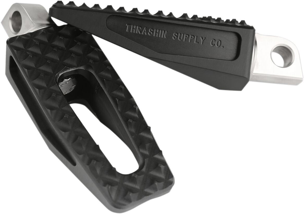 THRASHIN SUPPLY CO FOOTPEGS DRIVER P-54 SLIM BLACK TSC-2021-1