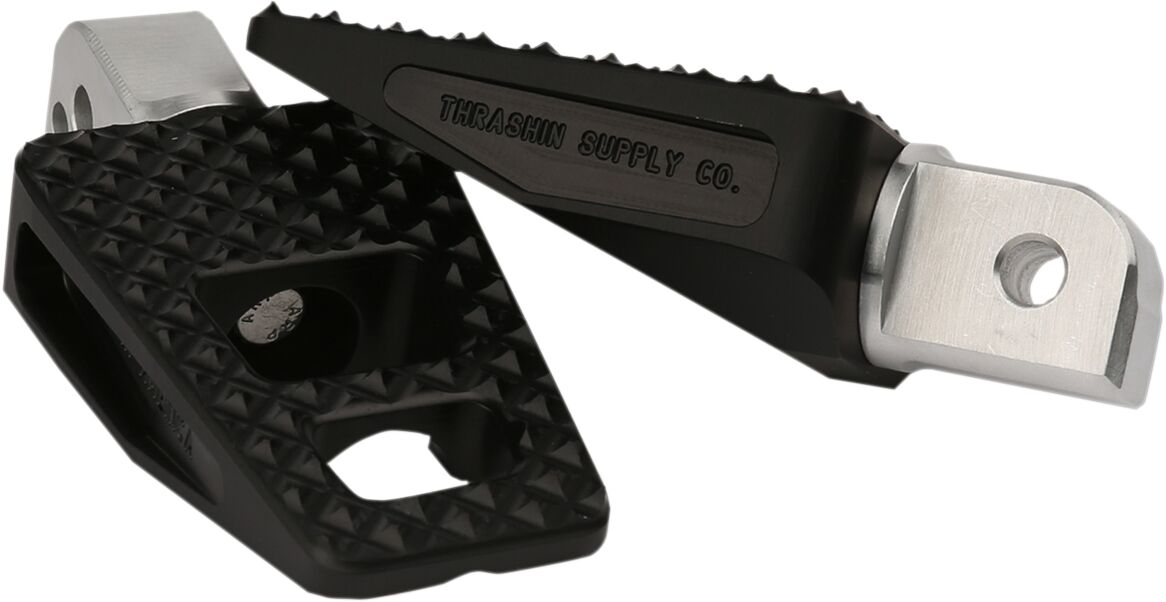 THRASHIN SUPPLY CO FOOTPEGS PASSENGER P-54 BLACK TSC-2027-1