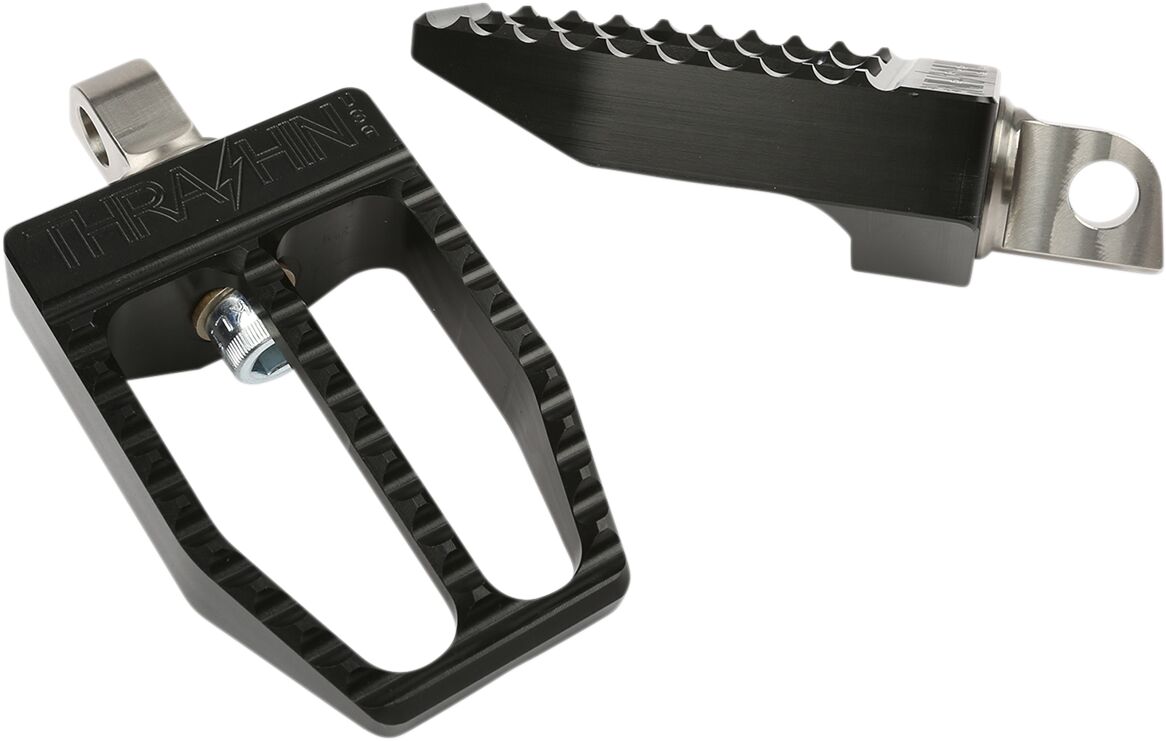 THRASHIN SUPPLY CO FOOTPEGS MILITANT BLACK TSC-2019-1-D