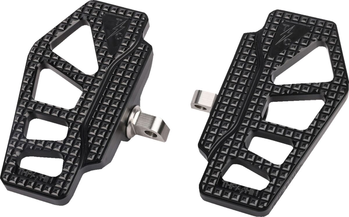 THRASHIN SUPPLY CO Apex Mini Floorboards - Black - FL/FX TSC-2217-1-D