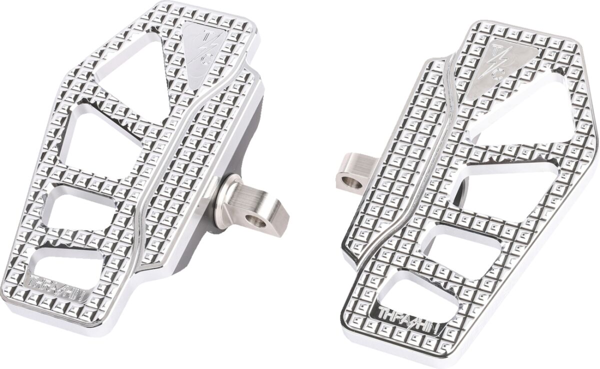 THRASHIN SUPPLY CO FLOORBOARDS APEX MINI DYNA FXR SPORTSTER CHROME TSC-2217-3-D