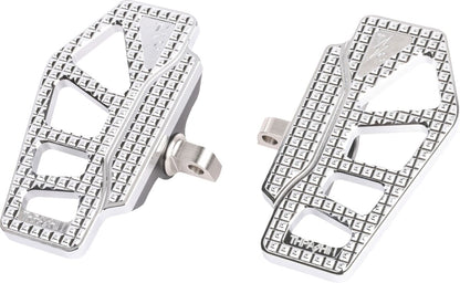 THRASHIN SUPPLY CO FLOORBOARDS APEX MINI DYNA FXR SPORTSTER CHROME TSC-2217-3-D