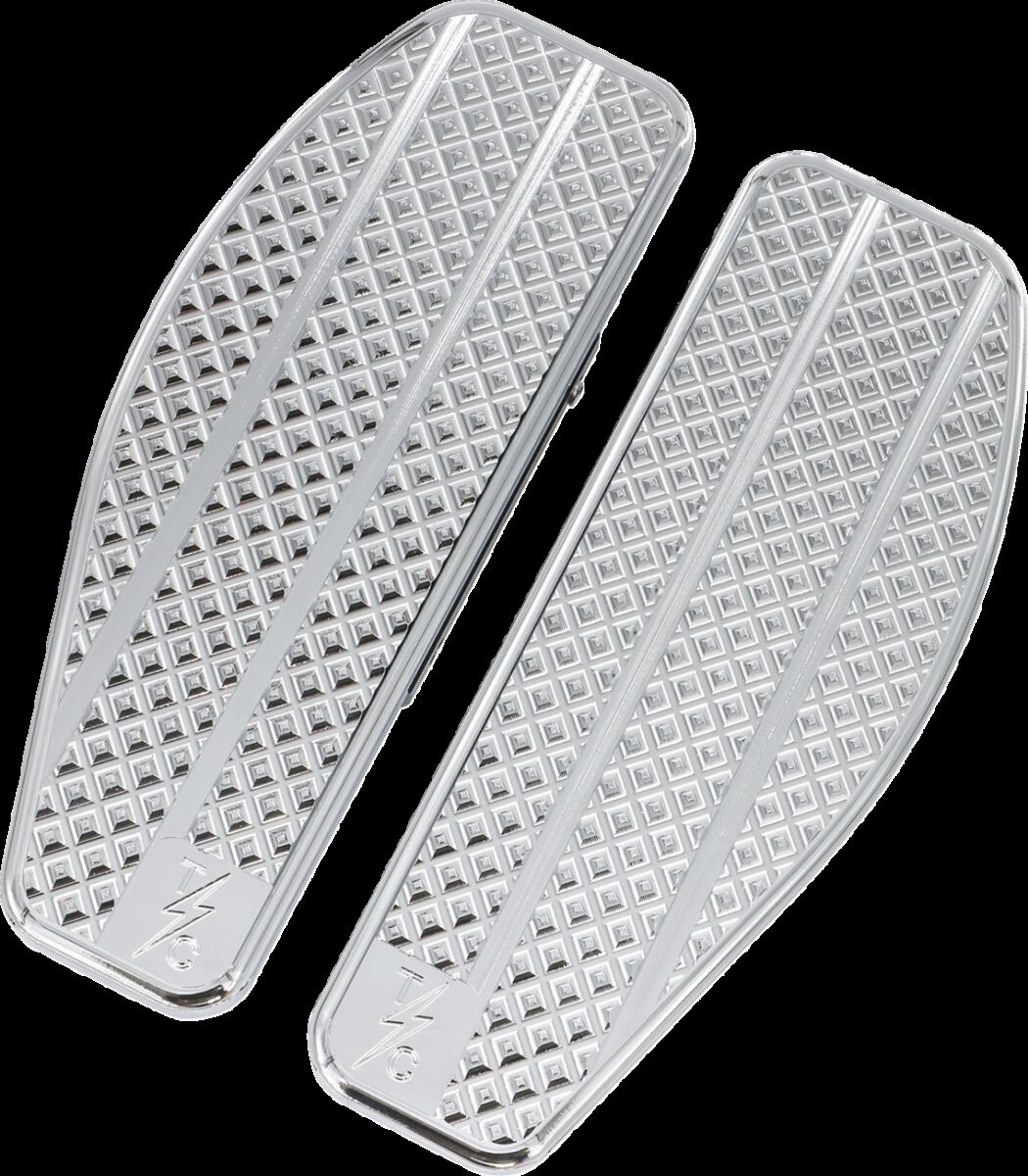 THRASHIN SUPPLY CO Mini Floorboards - Passenger - Chrome TSC-2205-3