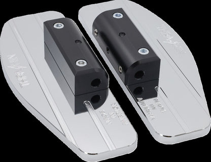 THRASHIN SUPPLY CO Mini Floorboards - Passenger - Chrome TSC-2205-3