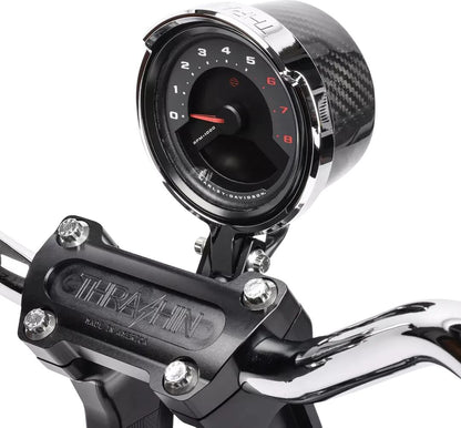 THRASHIN SUPPLY CO Gauge Relocation Kit - Chrome TSC-2710-3