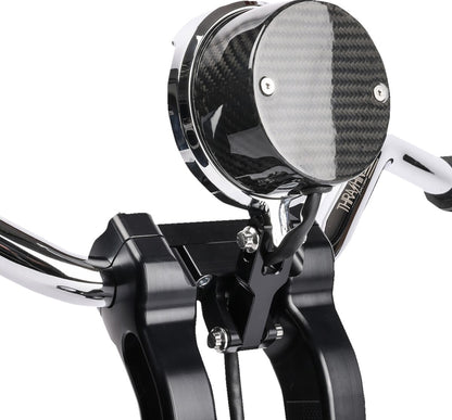 THRASHIN SUPPLY CO Gauge Relocation Kit - Chrome TSC-2710-3