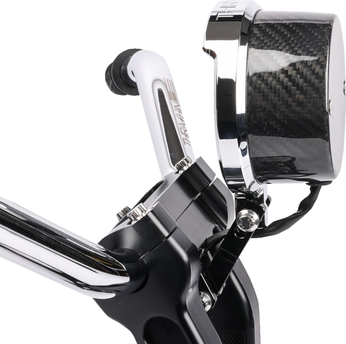 THRASHIN SUPPLY CO Gauge Relocation Kit - Chrome TSC-2710-3