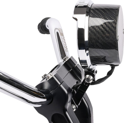 THRASHIN SUPPLY CO Gauge Relocation Kit - Chrome TSC-2710-3