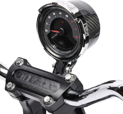 THRASHIN SUPPLY CO Gauge Relocation Kit - Chrome TSC-2710-3