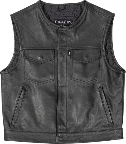 THRASHIN SUPPLY CO VEST ENCINAL SHORTY LEATHER XL TMJ-17-11