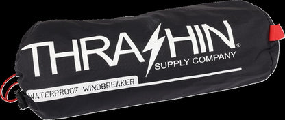 THRASHIN SUPPLY CO JACKET MISSION WATERPROOF RAIN BLACK LG TMJ-15-10