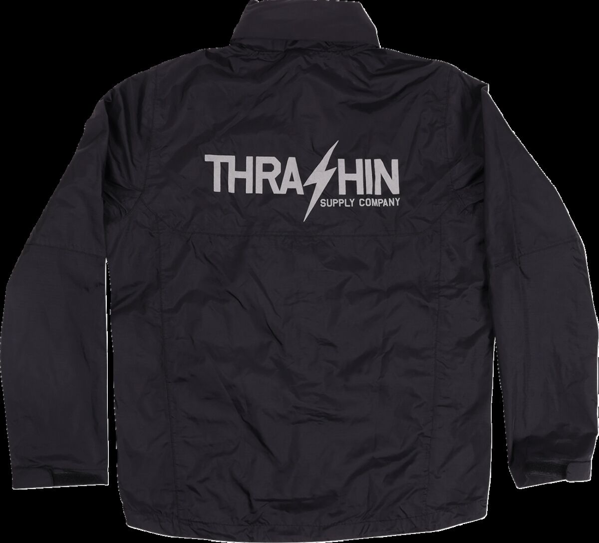 THRASHIN SUPPLY CO JACKET MISSION WATERPROOF RAIN BLACK 2X TMJ-15-12
