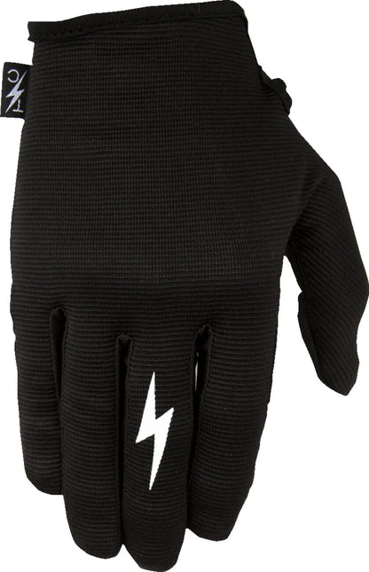 THRASHIN SUPPLY CO GLOVES STEALTH LEATHER PALM BLACK LARGE SLG-01-010