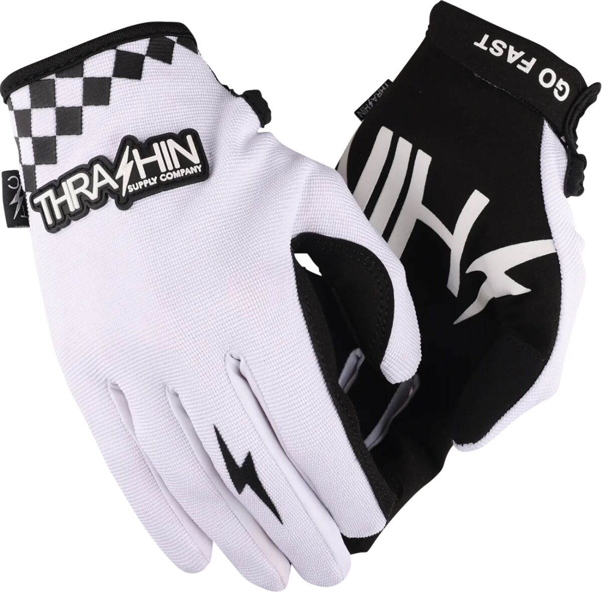 THRASHIN SUPPLY CO GLOVE GO FAST STEALTH WHITE XL SV1-10-11