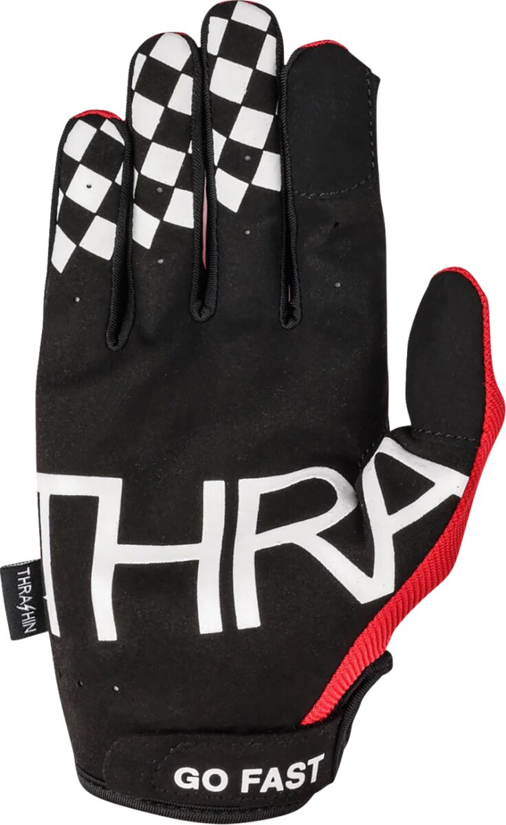 THRASHIN SUPPLY CO GLOVE GO FAST STEALTH RED 2XL SV1-18-12