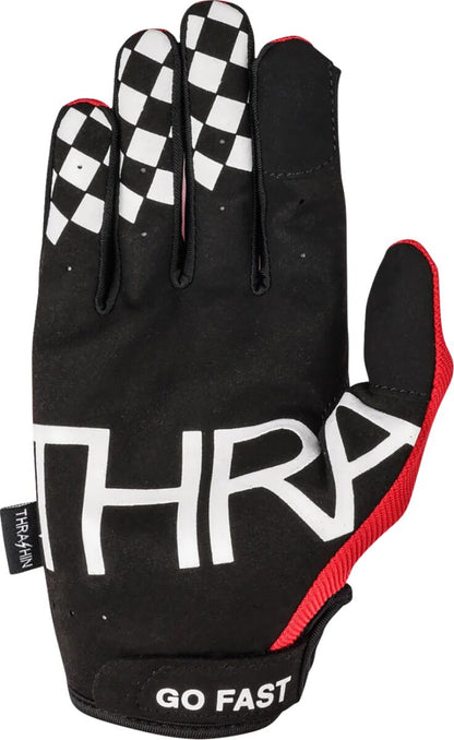 THRASHIN SUPPLY CO GLOVE GO FAST STEALTH RED 2XL SV1-18-12