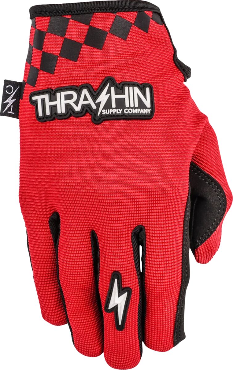 THRASHIN SUPPLY CO GLOVE GO FAST STEALTH RED 2XL SV1-18-12