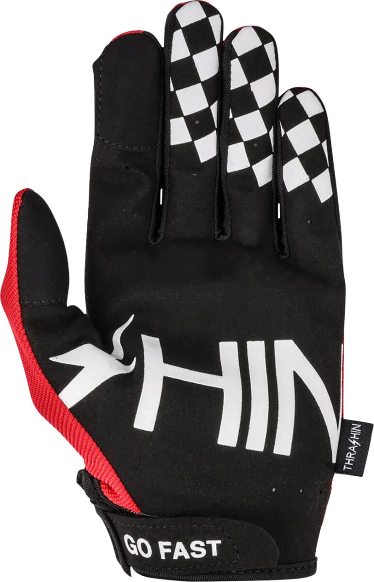 THRASHIN SUPPLY CO GLOVE GO FAST STEALTH RED 2XL SV1-18-12