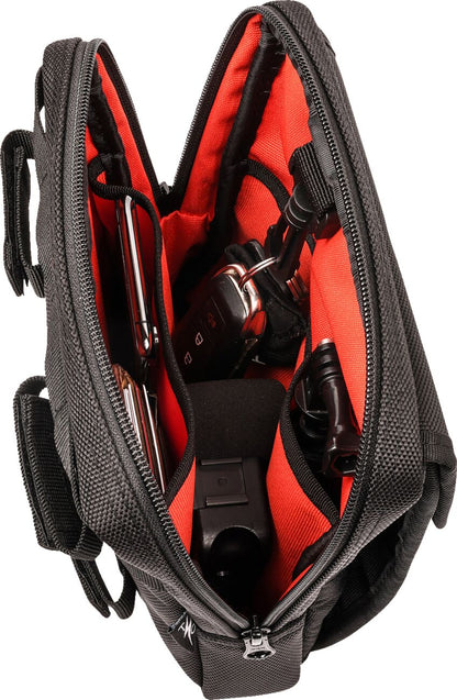 THRASHIN SUPPLY CO BAG HANDLEBAR SLIM BLACK THB-0020