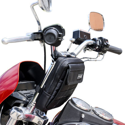 THRASHIN SUPPLY CO BAG HANDLEBAR SLIM BLACK THB-0020
