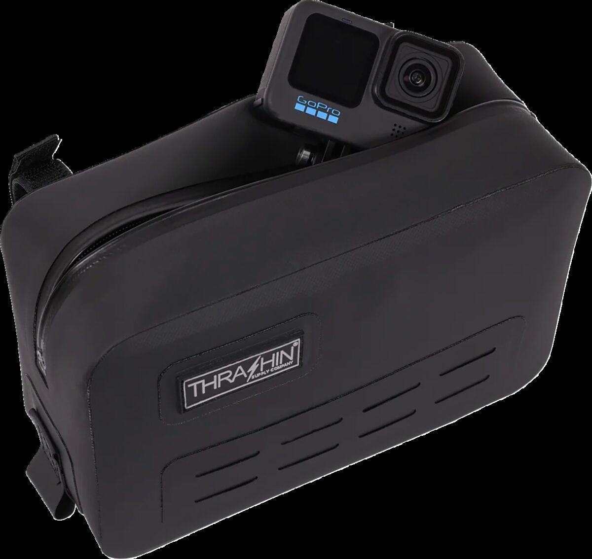 THRASHIN SUPPLY CO Handlebar Bag - Black - Waterproof THB-0021