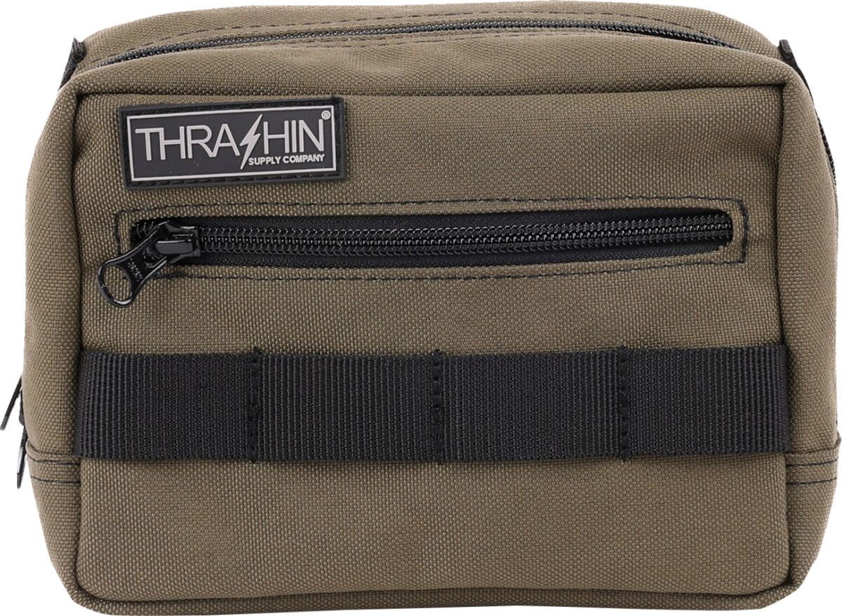 THRASHIN SUPPLY CO BAG HANDLEBAR TSC GREEN THB-0007