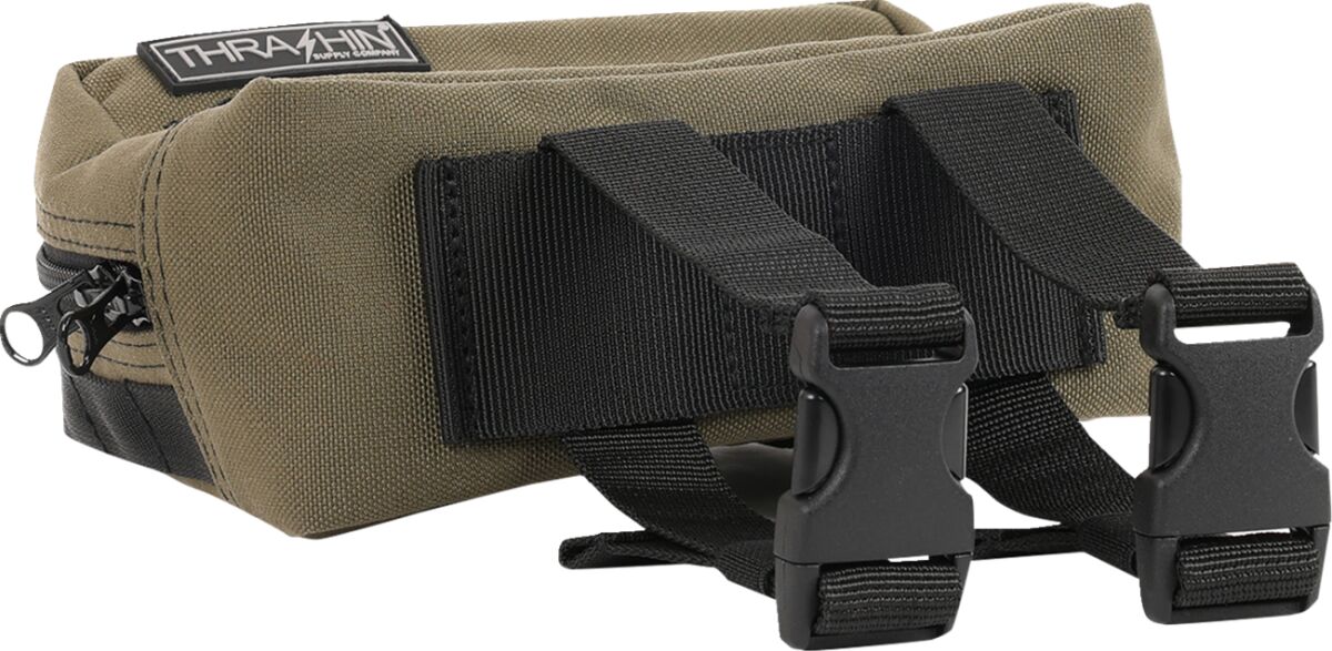 THRASHIN SUPPLY CO BAG HANDLEBAR TSC GREEN THB-0007