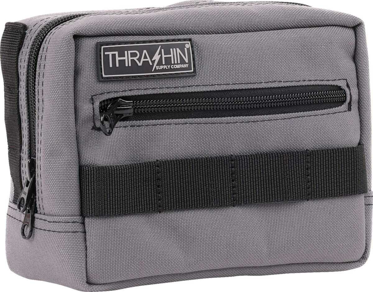 THRASHIN SUPPLY CO BAG HANDLEBAR TSC GRAY THB-0016