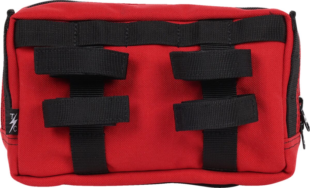 THRASHIN SUPPLY CO BAG HANDLEBAR TSC PLUS RED THB-0017
