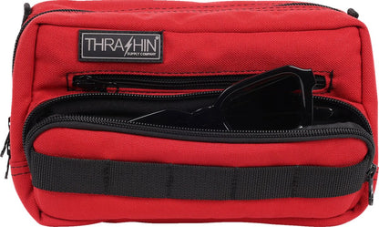 THRASHIN SUPPLY CO BAG HANDLEBAR TSC PLUS RED THB-0017