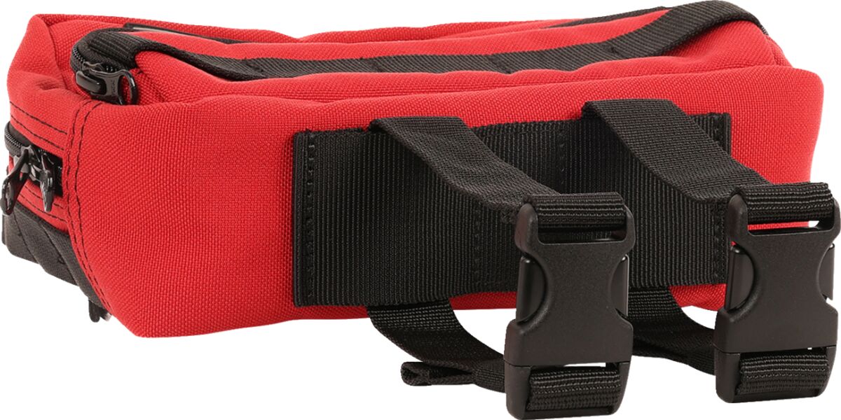 THRASHIN SUPPLY CO BAG HANDLEBAR TSC PLUS RED THB-0017