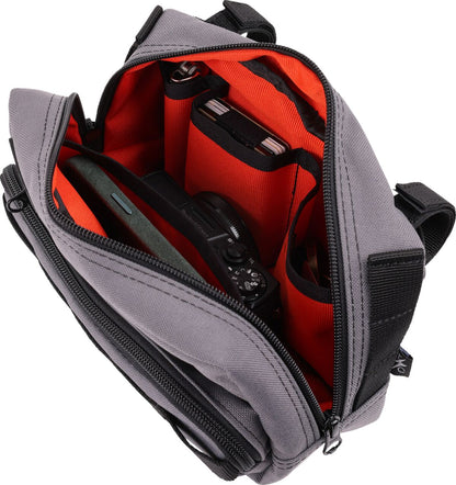 THRASHIN SUPPLY CO BAG HANDLEBAR TSC PLUS GRAY THB-0018