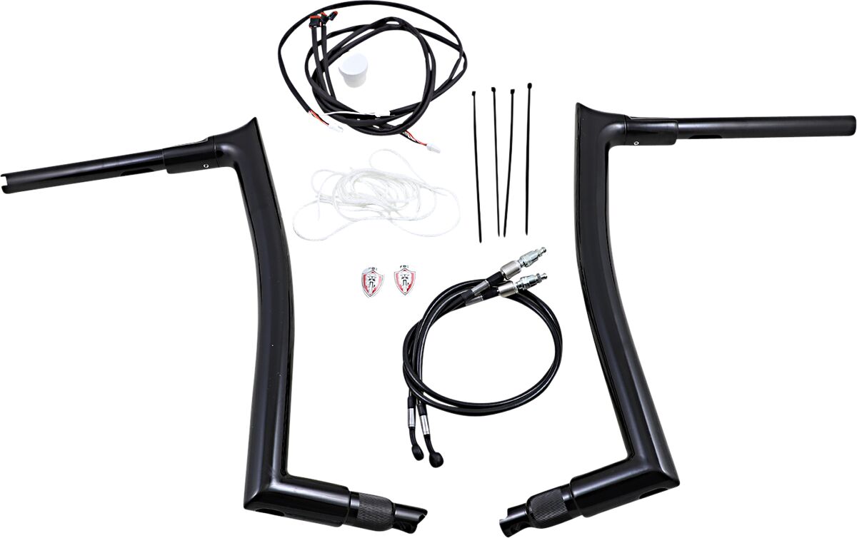 FAT BAGGERS INC HANDLEBAR 16 W/EXT FLHRXS 18-2 809616-B