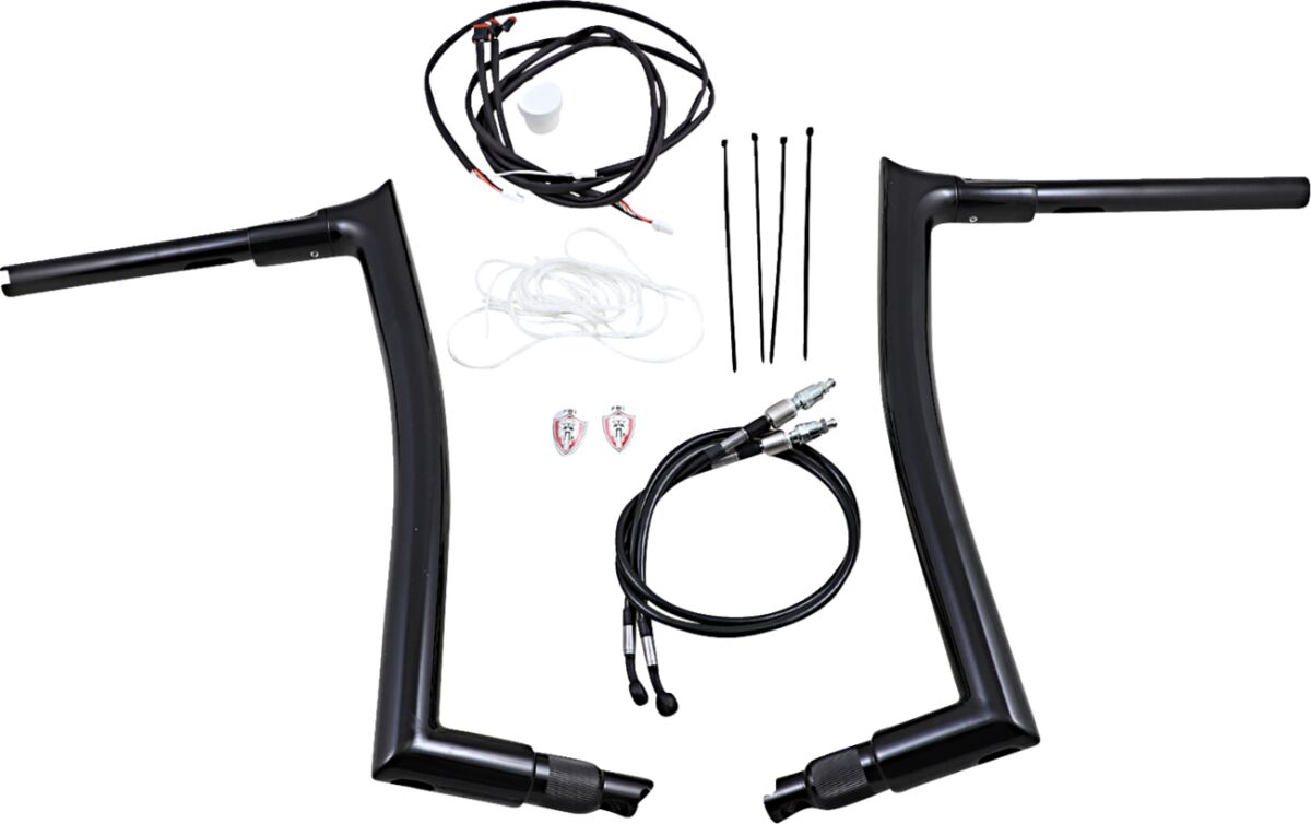 FAT BAGGERS INC HANDLEBAR 16 W/EXT FLHRXS 18-2 809616-B