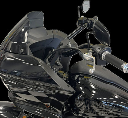 FAT BAGGERS INC H-BAR RND TOP BLK 1.25" 8" FXLR,S,ST 903008-B