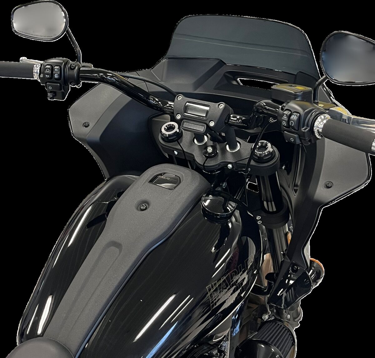 FAT BAGGERS INC H-BAR RND TOP BLK 1.25" 8" FXLR,S,ST 903008-B