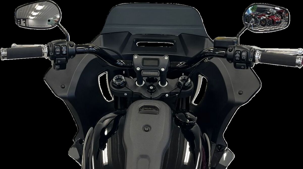 FAT BAGGERS INC H-BAR RND TOP BLK 1.25" 8" FXLR,S,ST 903008-B