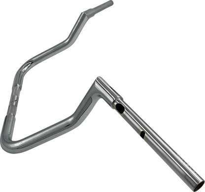 FAT BAGGERS INC H-BAR FLAT TOP CHR 1.25" 11" FLHX,SE 745011