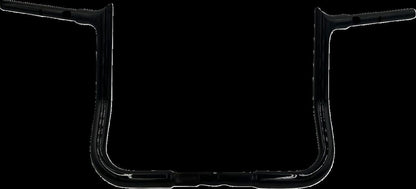 FAT BAGGERS INC H-BAR PNTD TOP BLK 1.25" 12" FLHX,SE 945012-B