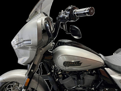 FAT BAGGERS INC H-BAR PNTD TOP BLK 1.25" 12" FLHX,SE 945012-B