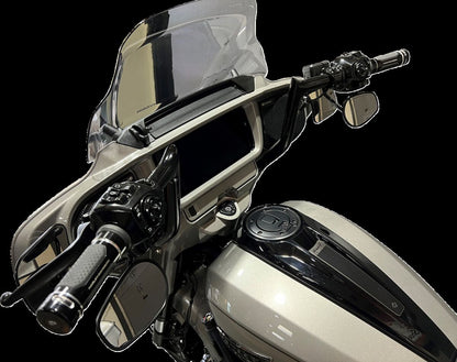 FAT BAGGERS INC H-BAR PNTD TOP BLK 1.25" 12" FLHX,SE 945012-B
