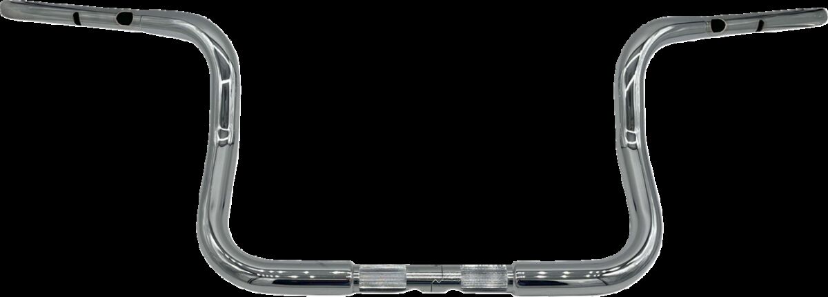FAT BAGGERS INC H-BAR RND TOP CHR 1.25" 10" FLHX,SE 943010