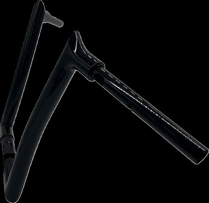 FAT BAGGERS INC H-BAR PNTD TOP BLK 1.50" 14" FLTRX,SE 848014-B